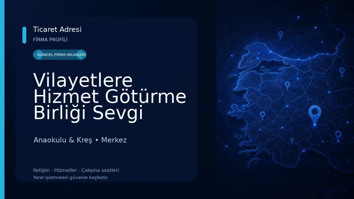 Vilayetlere Hizmet Götürme Birliği Sevgi Anaokulu Anaokulu & Kreş