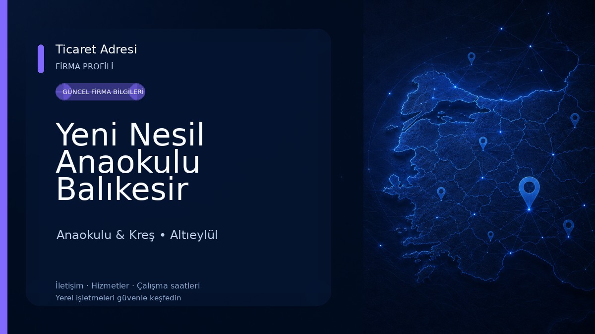 Yeni Nesil Anaokulu Balıkesir Anaokulu & Kreş