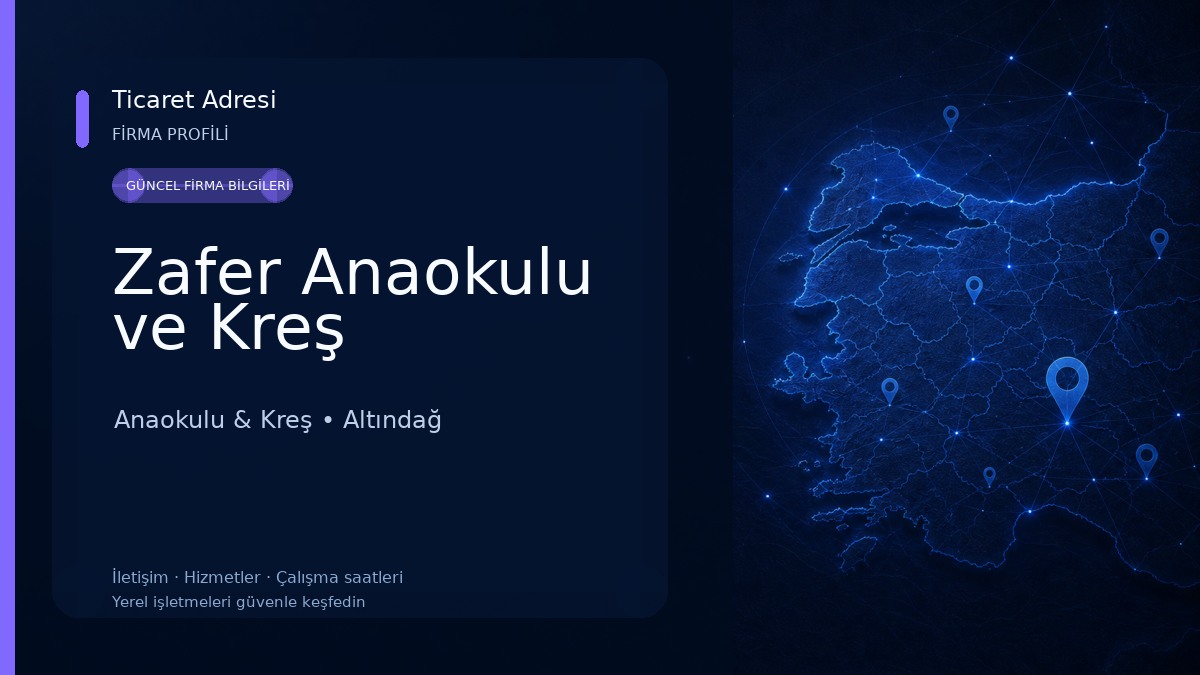 Zafer Anaokulu ve Kreş Anaokulu & Kreş