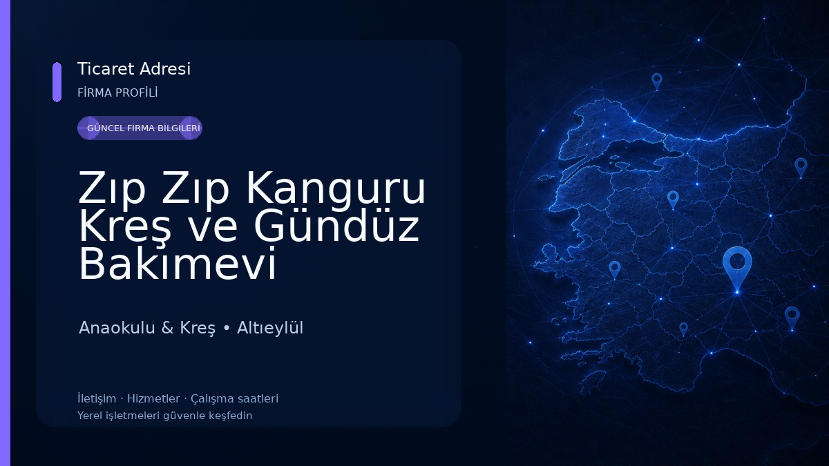 Zıp Zıp Kanguru Kreş ve Gündüz Bakımevi Anaokulu & Kreş